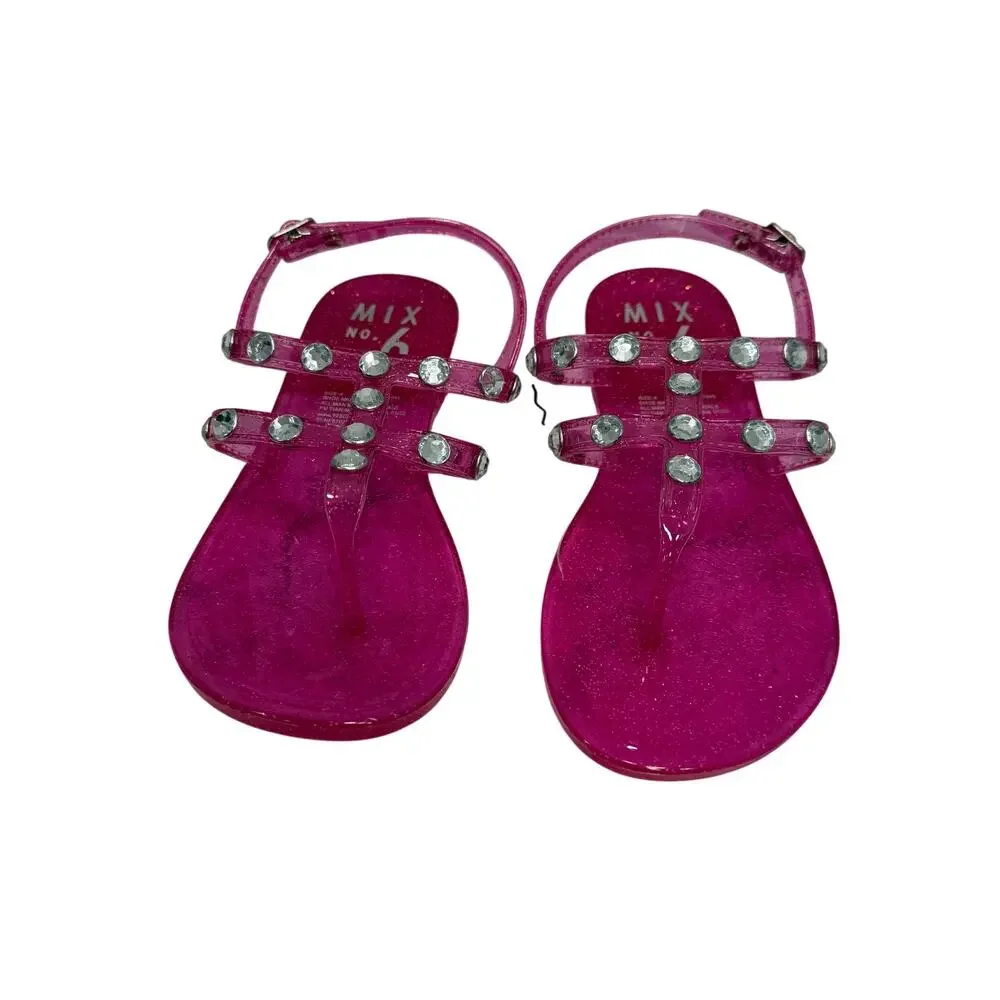 Mix No. 6 Big Girls Sandals sz 2 Jelly NEW # Box 765